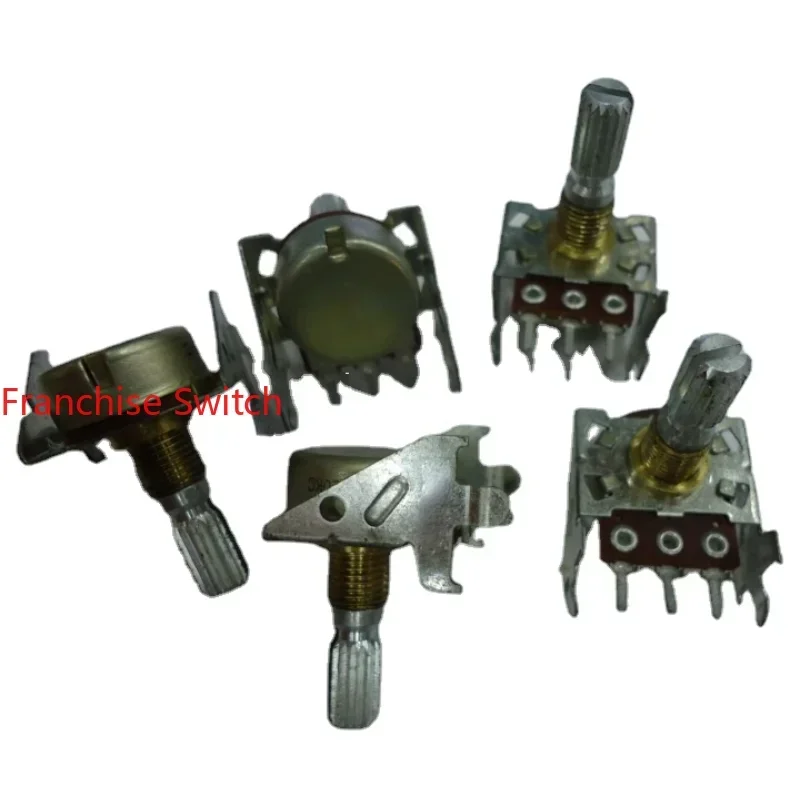 10PCS Potentiometer RK163111 Single C20K 20 Spline With Support
10PCS Potentiometer RK163111 Single C20K 20 Spline With Support