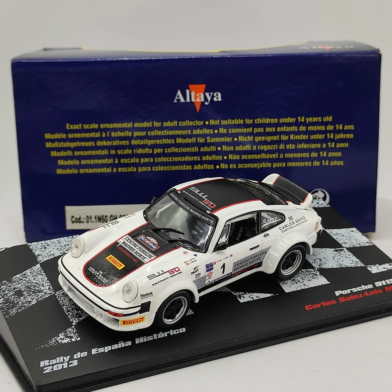 Altaya 1:43 Scale Diecast Alloy 2013 Porsche 911SC Racing Toys Cars Model Classics Nostalgia Adult Gifts Souvenir Static Display
Altaya 1:43 Scale Diecast Alloy 2013 Porsche 911SC Racing Toys Cars Model Classics Nostalgia Adult Gifts Souvenir Static Display