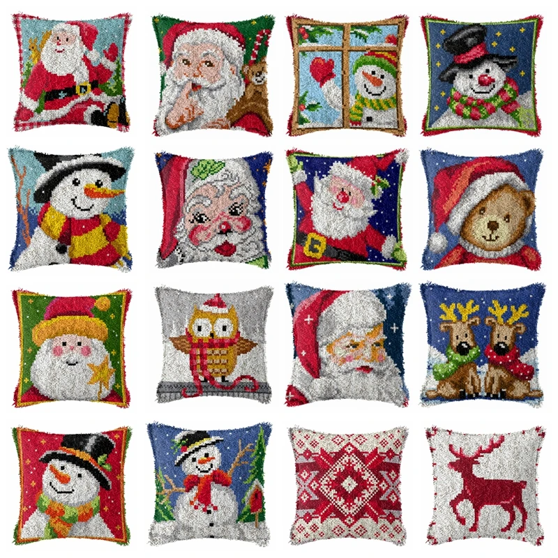 Christmas Style Latch Hook Kits Cushion Latch Hook Kits Button Animals High Quality Cushion Needlework Pillow Kit Cross Stitch
Christmas Style Latch Hook Kits Cushion Latch Hook Kits Button Animals High Quality Cushion Needlework Pillow Kit Cross Stitch