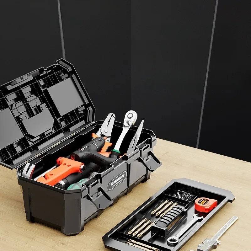 Heavy Duty Hard Tool Box Shockproof Storage Case for Hardware Tools and Outdoor Work Multi Functional Hardware Storage
Heavy Duty Hard Tool Box Shockproof Storage Case for Hardware Tools and Outdoor Work Multi Functional Hardware Storage