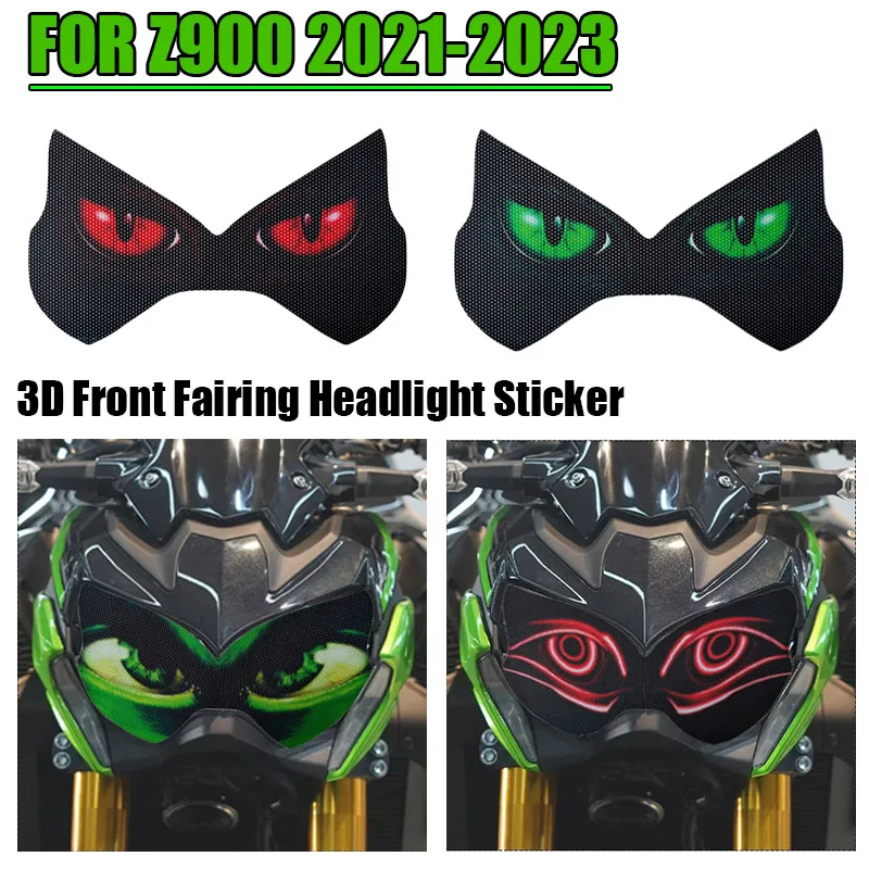 Suitable Fit for Kawasaki Z900 Z 900 2021-2023 protective sticker motorcycle accessories 3D front fairing headlight sticker 
Suitable Fit for Kawasaki Z900 Z 900 2021-2023 protective sticker motorcycle accessories 3D front fairing headlight sticker