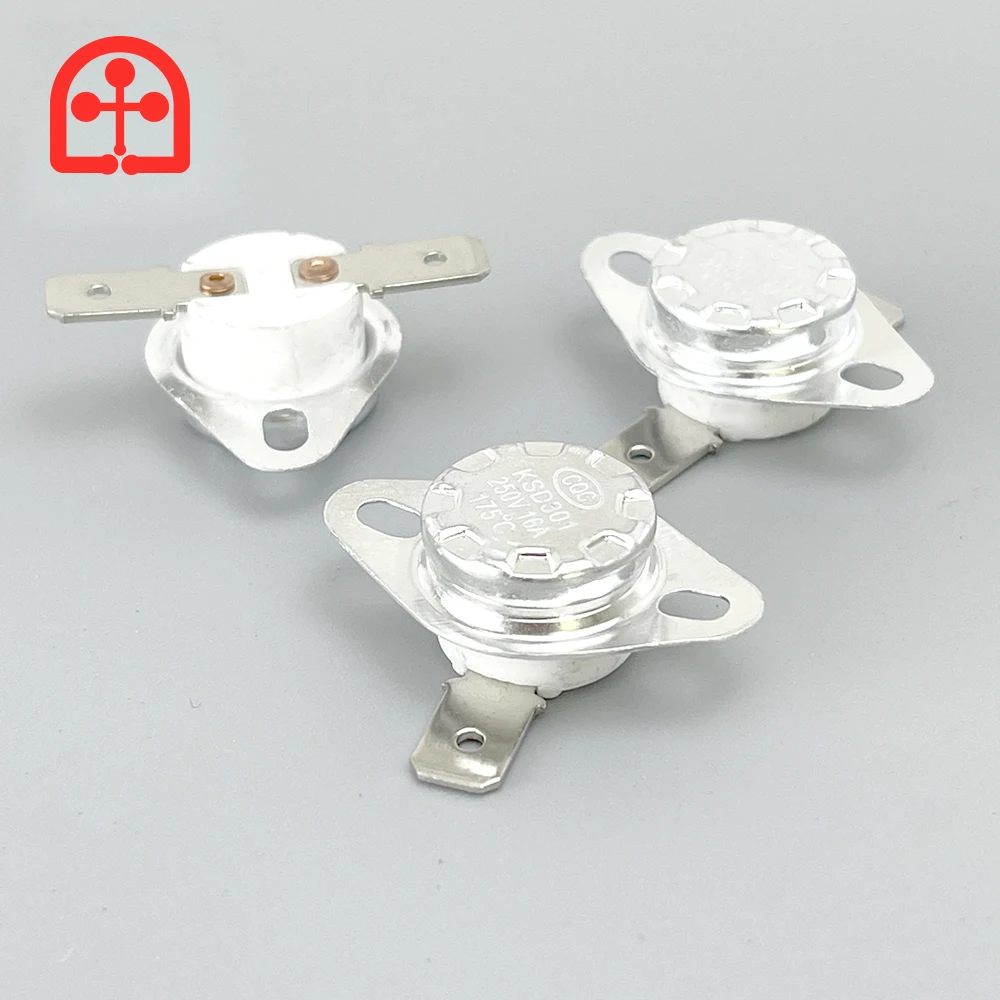 2PCS KSD302 16A 250V 40 to 200 Degrees Ceramic KSD301 Normally Closed Temperature Switch Thermostat 95 150 70 180 105C 200C
2PCS KSD302 16A 250V 40 to 200 Degrees Ceramic KSD301 Normally Closed Temperature Switch Thermostat 95 150 70 180 105C 200C