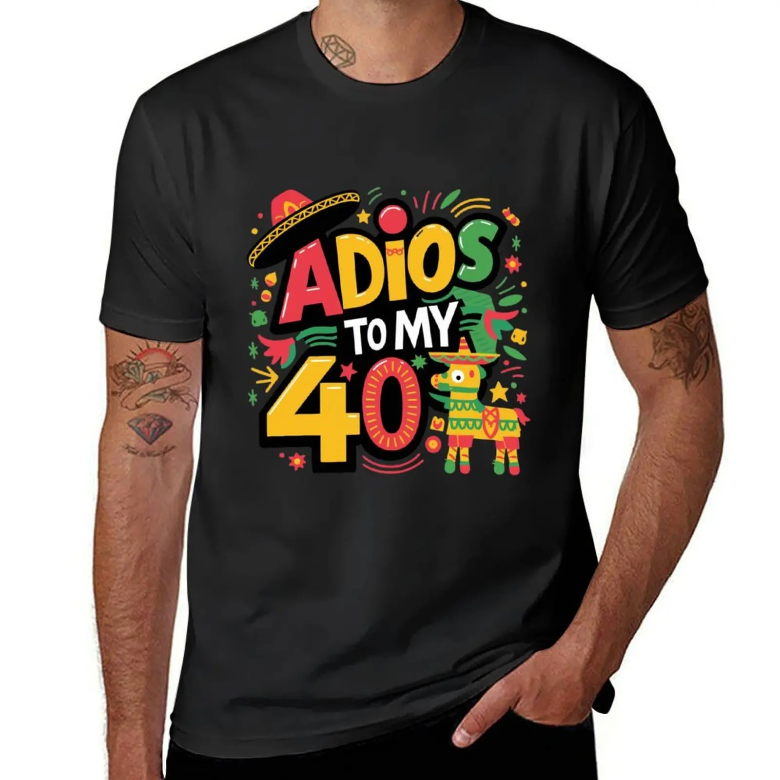 Adios to my 40s Cinco de Mayo T-Shirt blacks tops korean fashion mens graphic t-shirts funny
Adios to my 40s Cinco de Mayo T-Shirt blacks tops korean fashion mens graphic t-shirts funny