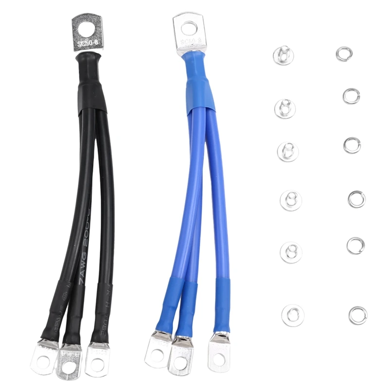 A36F Hot 1 Set Wire 7AWG Heatproof Soft Silica Gel Wire Cable With Copper Nose For BMS Battery Protetcion Board
A36F Hot 1 Set Wire 7AWG Heatproof Soft Silica Gel Wire Cable With Copper Nose For BMS Battery Protetcion Board