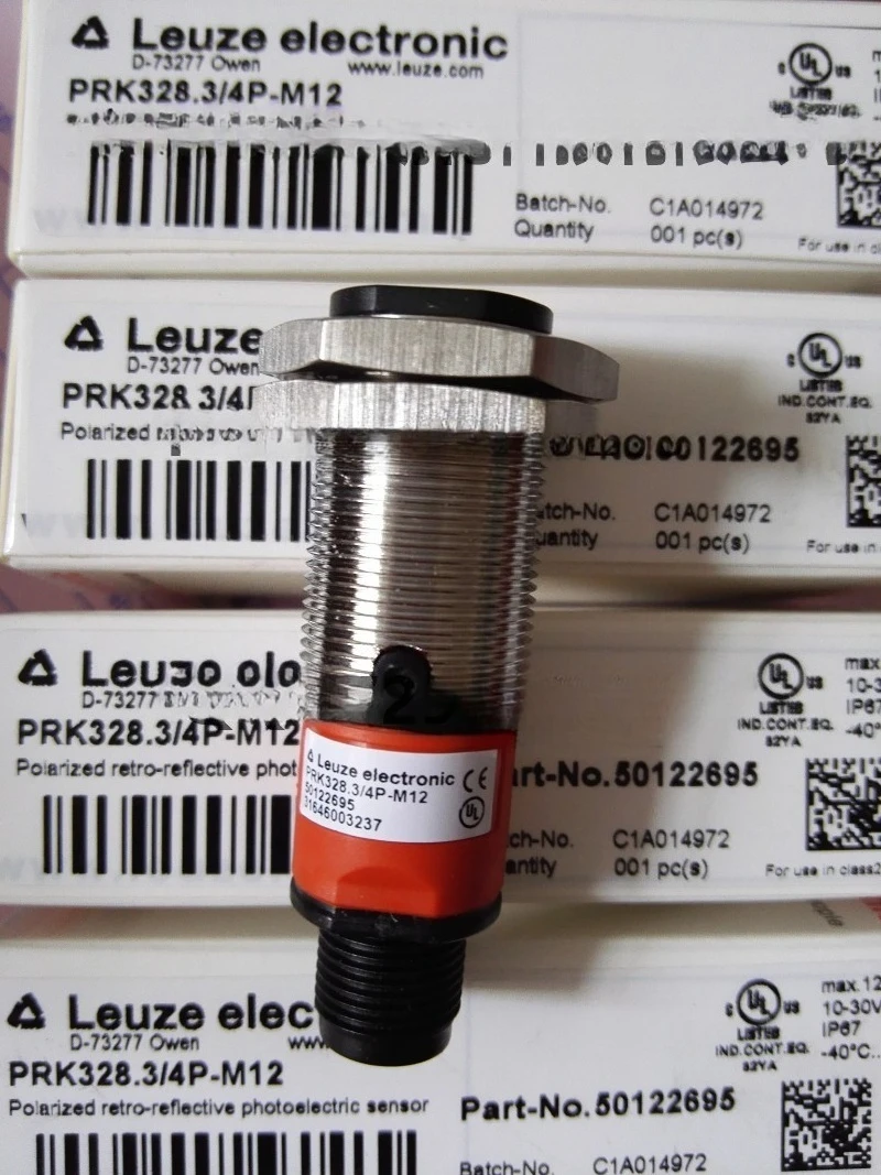 Brand new in stock: PRK328.3/4P-M12 sensor from Leuze, Germany, model 50122695, ET5.3/4P-M8.
Brand new in stock: PRK328.3/4P-M12 sensor from Leuze, Germany, model 50122695, ET5.3/4P-M8.