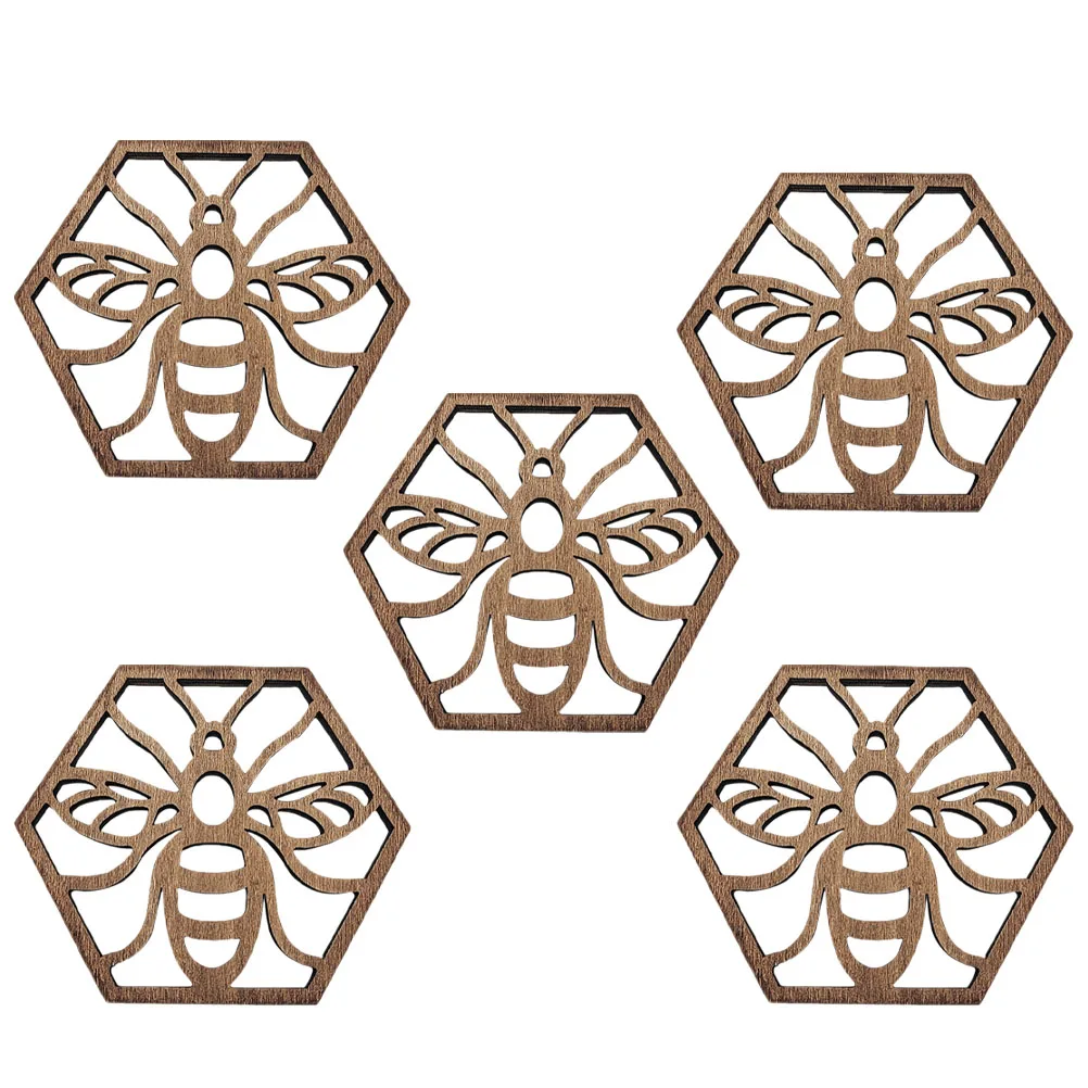 5pcs Bee Shaped Wooden Coaster Home Decor Craft Supplies Dining Table Accessories Smooth Round Design Premium Material
5pcs Bee Shaped Wooden Coaster Home Decor Craft Supplies Dining Table Accessories Smooth Round Design Premium Material