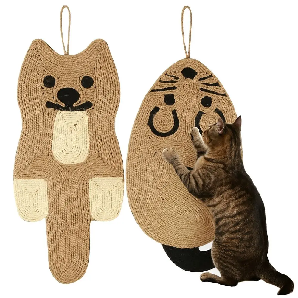 Multi Shape Cat Scratcher Sisal Mat Wear Resistant Hanging Bed Kitten Scratching Pad Grinding Nail Wall-Mounted
Multi Shape Cat Scratcher Sisal Mat Wear Resistant Hanging Bed Kitten Scratching Pad Grinding Nail Wall-Mounted