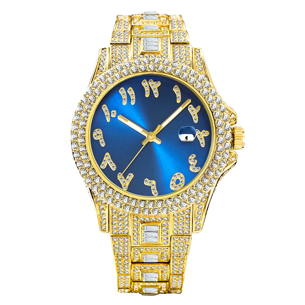 Men's Fashion Business Diamond Inlaid Waterproof Quartz Watch Simple Calendar Wristwatch Male Clock
Men's Fashion Business Diamond Inlaid Waterproof Quartz Watch Simple Calendar Wristwatch Male Clock