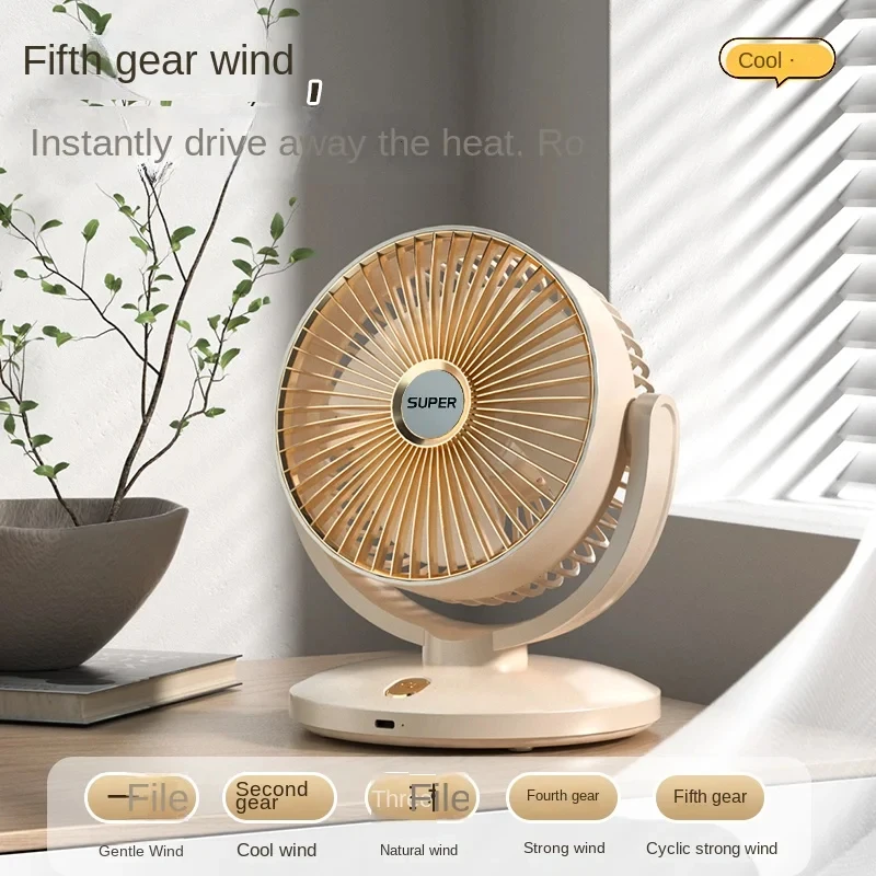 5-speed Desktop Silent Fan Convenient Cooling Fans 1800mAh Type-C Rechargeable Home Office Mini Blower Excellent Summer Gift
5-speed Desktop Silent Fan Convenient Cooling Fans 1800mAh Type-C Rechargeable Home Office Mini Blower Excellent Summer Gift