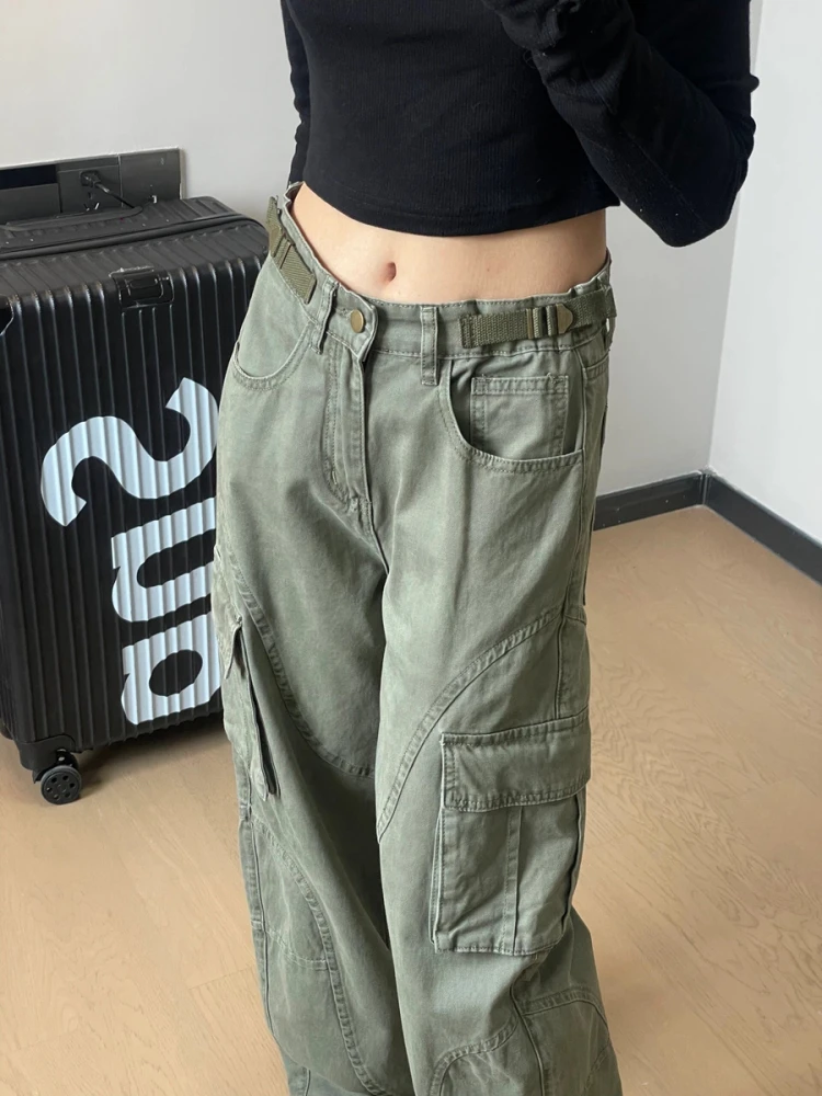 American High Street Vibe Retro Military Green Workwear Jeans Loose Straight Casual Long Trousers for Men And Women
American High Street Vibe Retro Military Green Workwear Jeans Loose Straight Casual Long Trousers for Men And Women