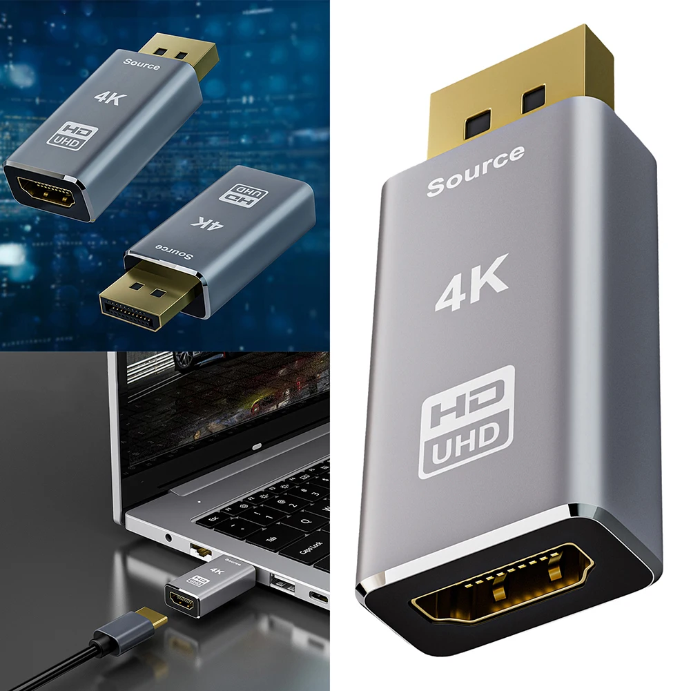 4K DP To HDMI-Compatible Adapter Male To Female 30Gbps DP Display Port To HDMI-Compatible Adapter for PC Monitor
4K DP To HDMI-Compatible Adapter Male To Female 30Gbps DP Display Port To HDMI-Compatible Adapter for PC Monitor