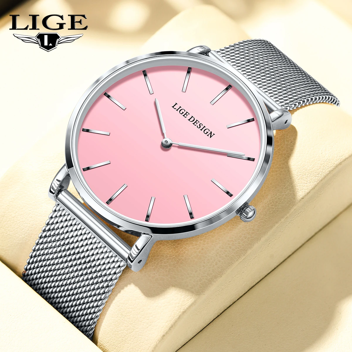 LIGE Women's Top Brand Luxury Watches Ultra Thin Mesh Quartz Watch for Women Fashion Sports Waterproof Watch Ladies Montre Homme
LIGE Women's Top Brand Luxury Watches Ultra Thin Mesh Quartz Watch for Women Fashion Sports Waterproof Watch Ladies Montre Homme