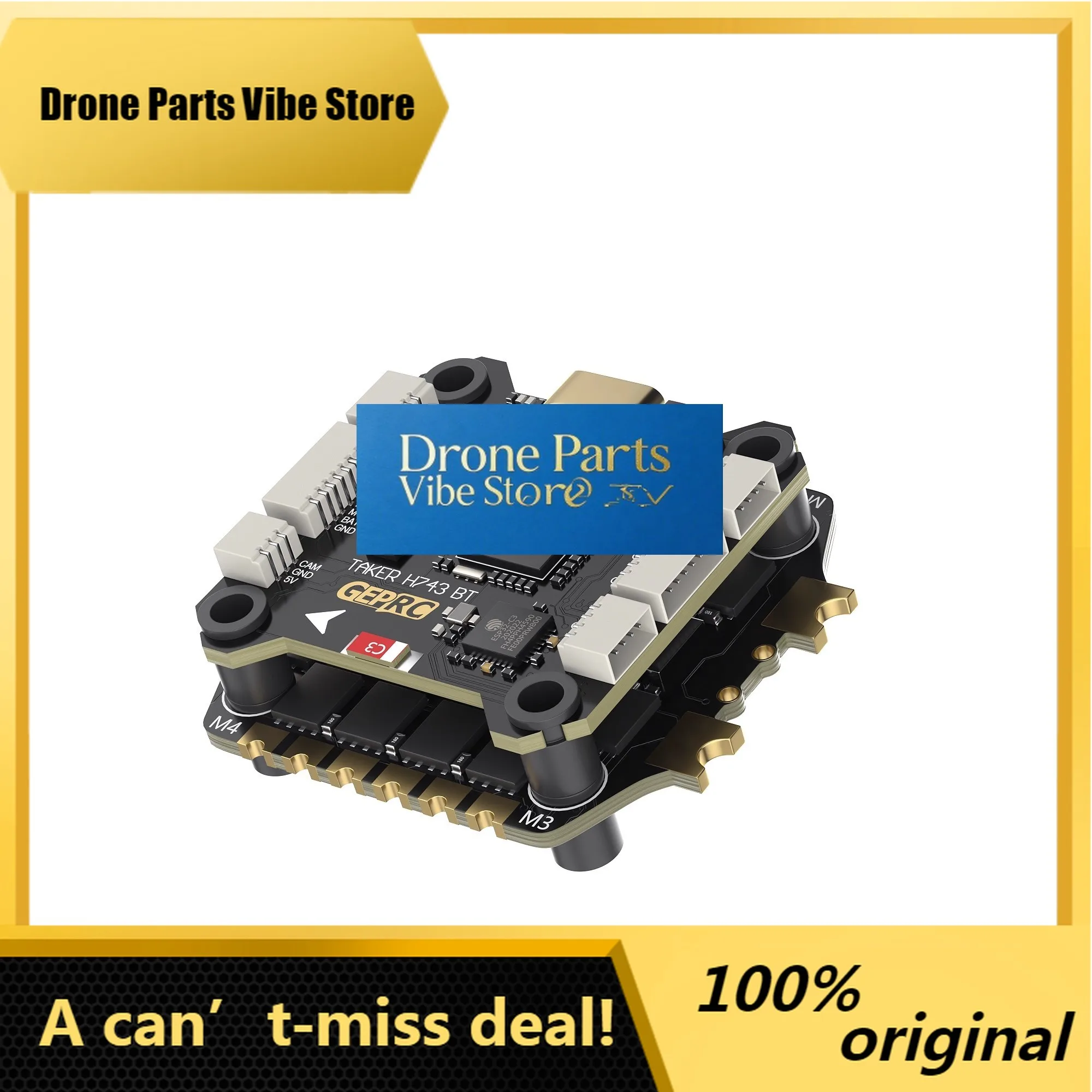DronePGEPRC TAKER H743 BT 32Bit 65A 4IN1 ESC / MPU6000 And 42688-P Dual Gyro Data Analyze Record Flight Barometer For RC Model
DronePGEPRC TAKER H743 BT 32Bit 65A 4IN1 ESC / MPU6000 And 42688-P Dual Gyro Data Analyze Record Flight Barometer For RC Model