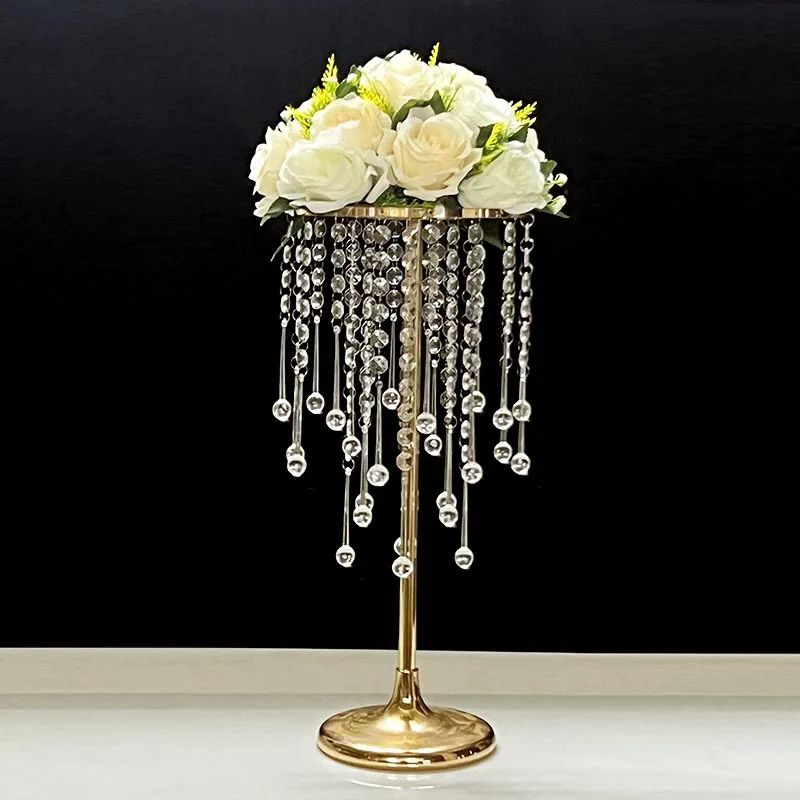 Shiny Gold Crystal Plinth Stand Banquet Hall Floral Display Flower Vase Wedding Table Centerpieces Bitthday Party Cake Holder
Shiny Gold Crystal Plinth Stand Banquet Hall Floral Display Flower Vase Wedding Table Centerpieces Bitthday Party Cake Holder