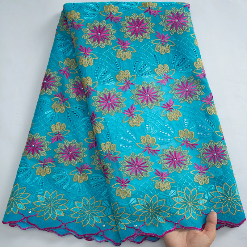 SJD LACE Nigeria Lace Fabric 2023 High Quality African Cotton Lace Swiss Fabric with Stones for Sewing Dresses of Women A3253
SJD LACE Nigeria Lace Fabric 2023 High Quality African Cotton Lace Swiss Fabric with Stones for Sewing Dresses of Women A3253