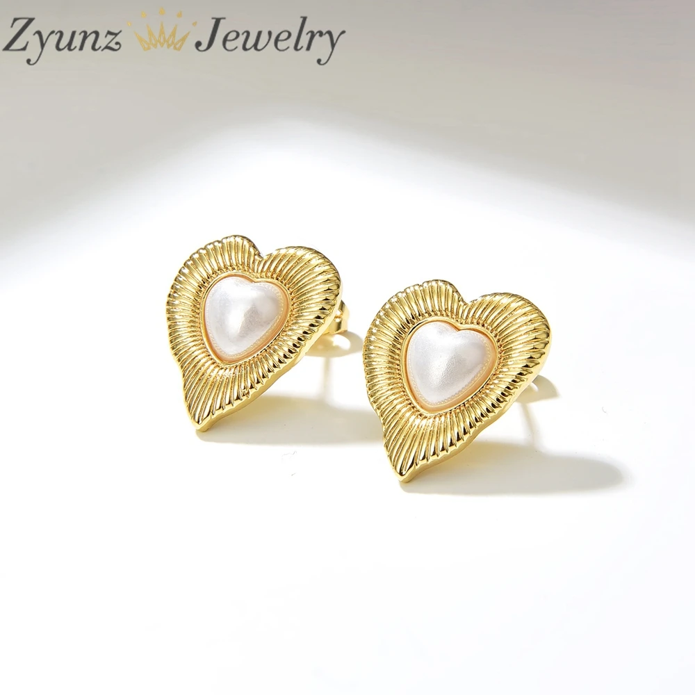 5 пар, золотые серьги-гвоздики в форме сердца, белые серьги с жемчугом и сердечками, эффектные модные украшения
5 пар, золотые серьги-гвоздики в форме сердца, белые серьги с жемчугом и сердечками, эффектные модные украшения