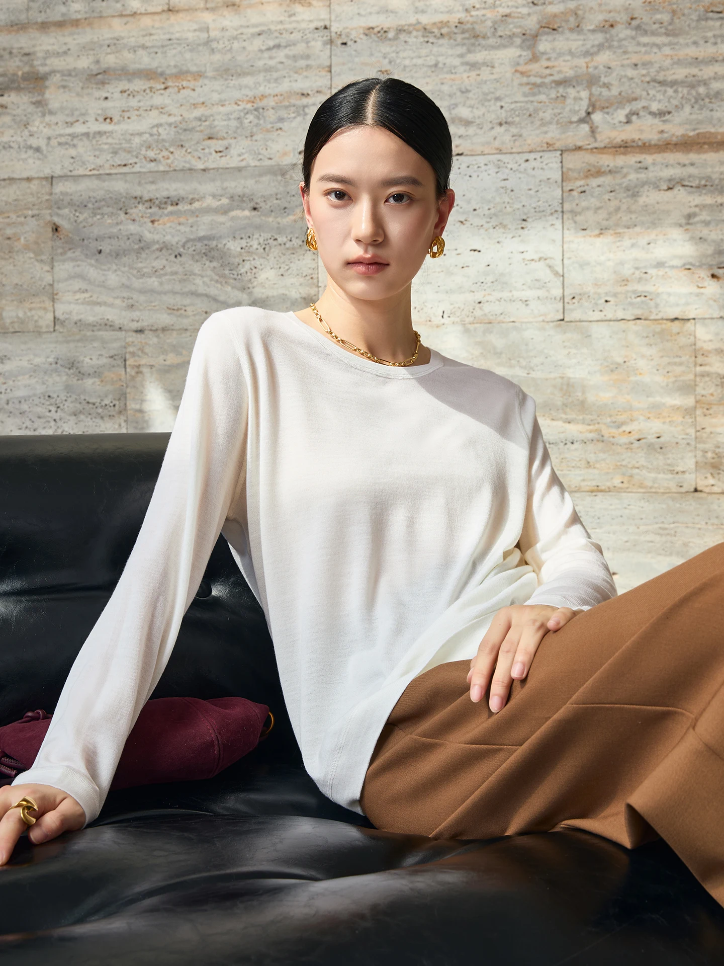 Новинка Jaimin: Женская модная вязаная базовая футболка из тонкой шерсти (60% шерсть), 65039
Новинка Jaimin: Женская модная вязаная базовая футболка из тонкой шерсти (60% шерсть), 65039