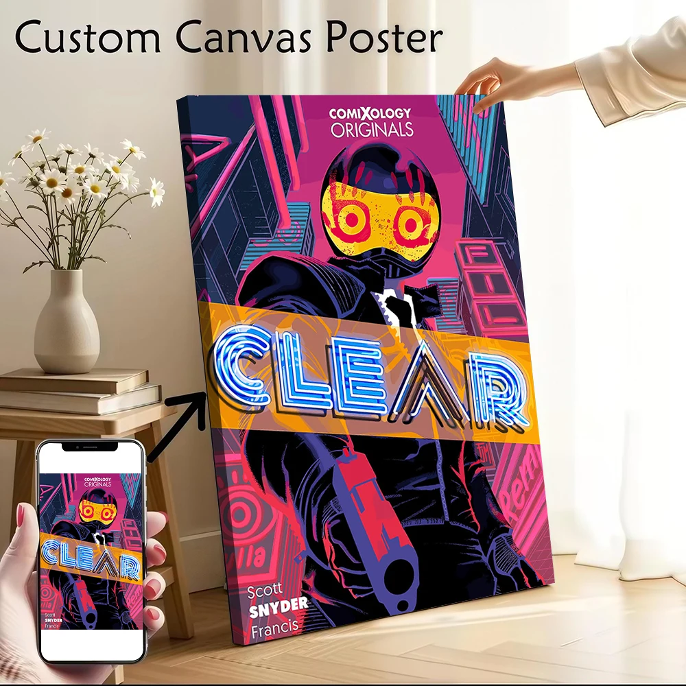 Clear Comic Book Cover Canvas Poster Printed Canvas Painting Wall Art for Fans Bedroom Accessories Room Decorating Interior Arts
Clear Comic Book Cover Canvas Poster Printed Canvas Painting Wall Art for Fans Bedroom Accessories Room Decorating Interior Arts