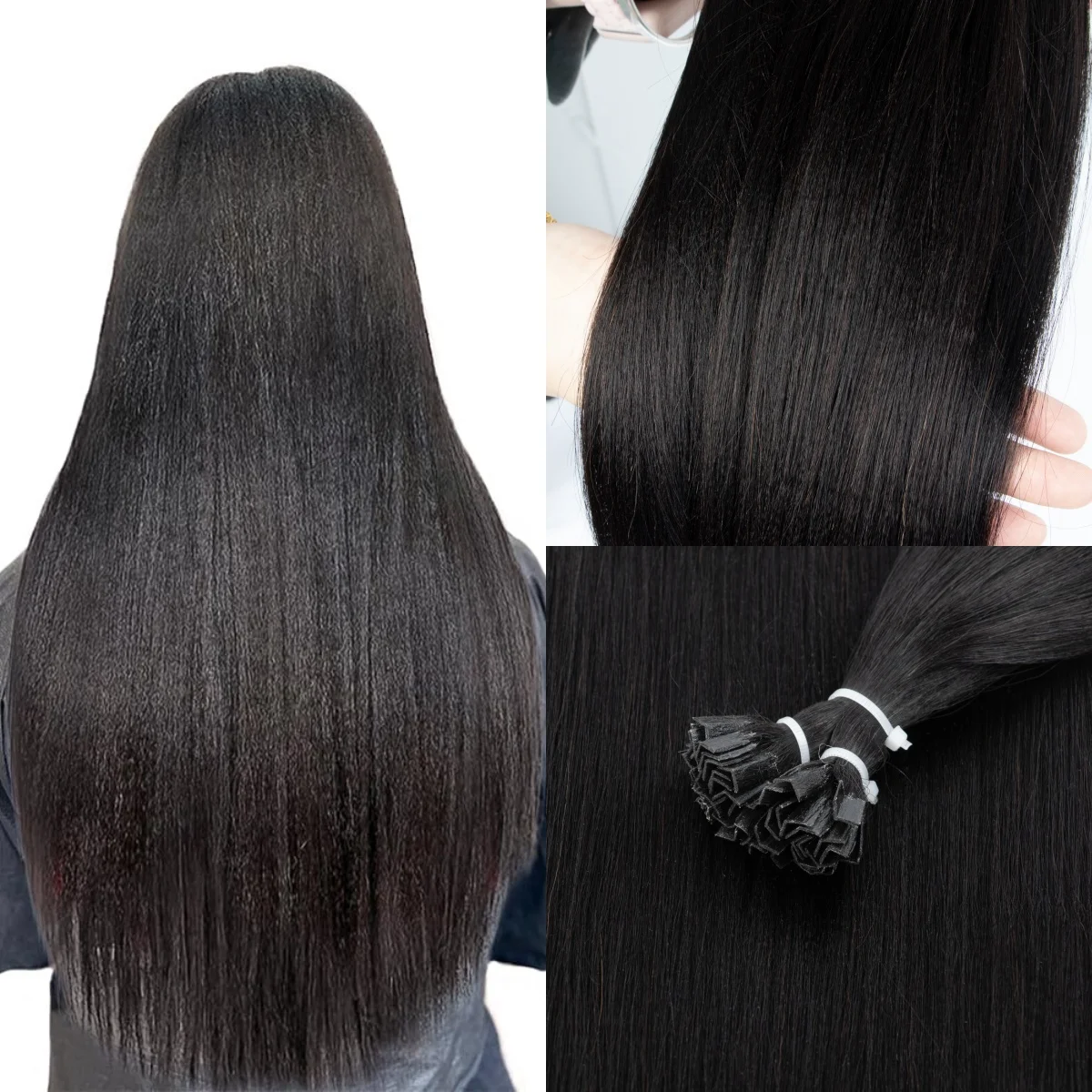 Light Yaki K Tip Remy Human Hair Hair Extensions Cuticles Pre Bonded Keratin Hot Fusion Hair Extensions 14-26 inch 1B Tip Hair
Light Yaki K Tip Remy Human Hair Hair Extensions Cuticles Pre Bonded Keratin Hot Fusion Hair Extensions 14-26 inch 1B Tip Hair