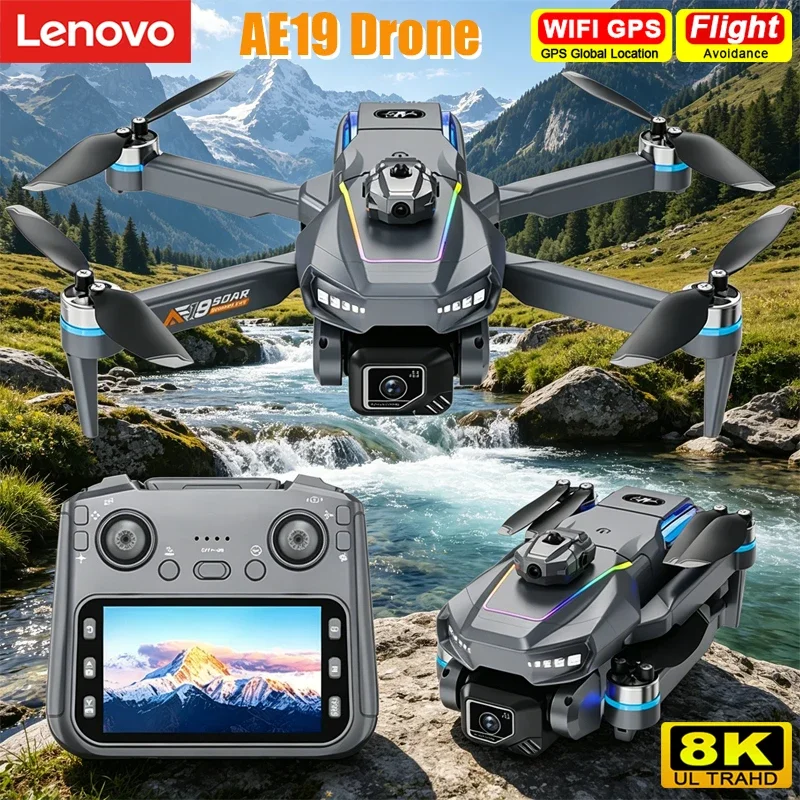 Lenovo AE19 Drone 4K HD Dual Camera with Brushless Motor Infrared Obstacle Avoidance Dual Camera Optical Flow Positioning
Lenovo AE19 Drone 4K HD Dual Camera with Brushless Motor Infrared Obstacle Avoidance Dual Camera Optical Flow Positioning