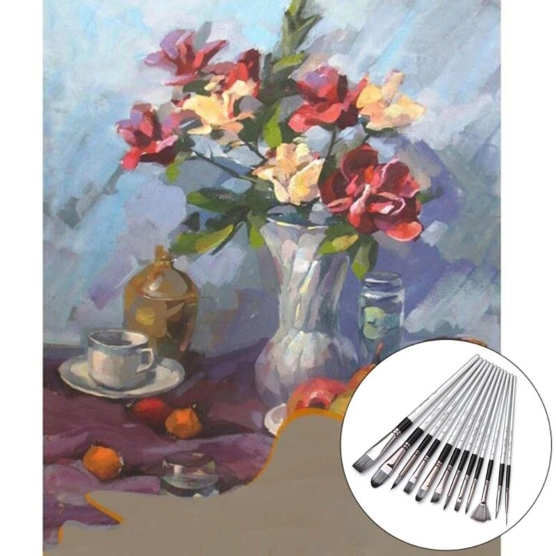 Q5WA 12 шт. портативная кисть для художников пасхальная поставка для раскрашивания пасхальных яиц акриловая акварельная живопись
Q5WA 12 шт. портативная кисть для художников пасхальная поставка для раскрашивания пасхальных яиц акриловая акварельная живопись