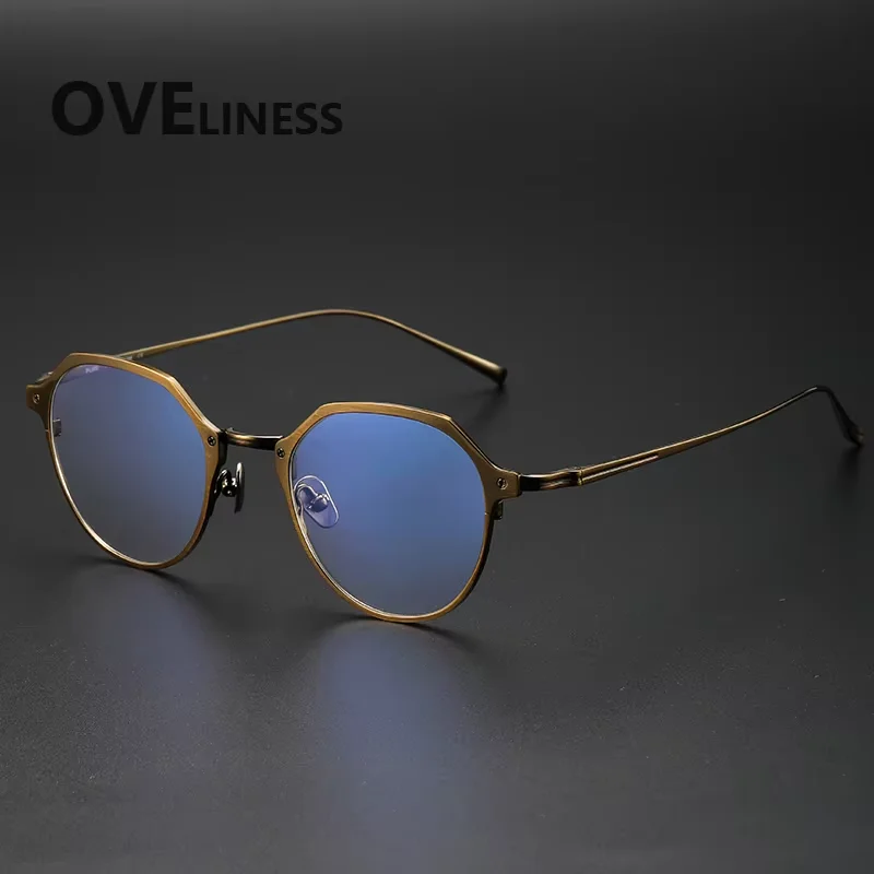 Pure Titanium Glasses Frame for Men Trendy Brand Design Eyeglasses frames Women Vintage Japanese Ultralight Eyewear spectacles
Pure Titanium Glasses Frame for Men Trendy Brand Design Eyeglasses frames Women Vintage Japanese Ultralight Eyewear spectacles