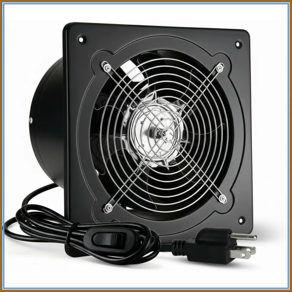 8" Kitchen Exhaust Fan with Switch, 686CFM Wall Mount Ventilation Fan, Metal Attic Fan for Kitchen Bathroom Garage
8" Kitchen Exhaust Fan with Switch, 686CFM Wall Mount Ventilation Fan, Metal Attic Fan for Kitchen Bathroom Garage