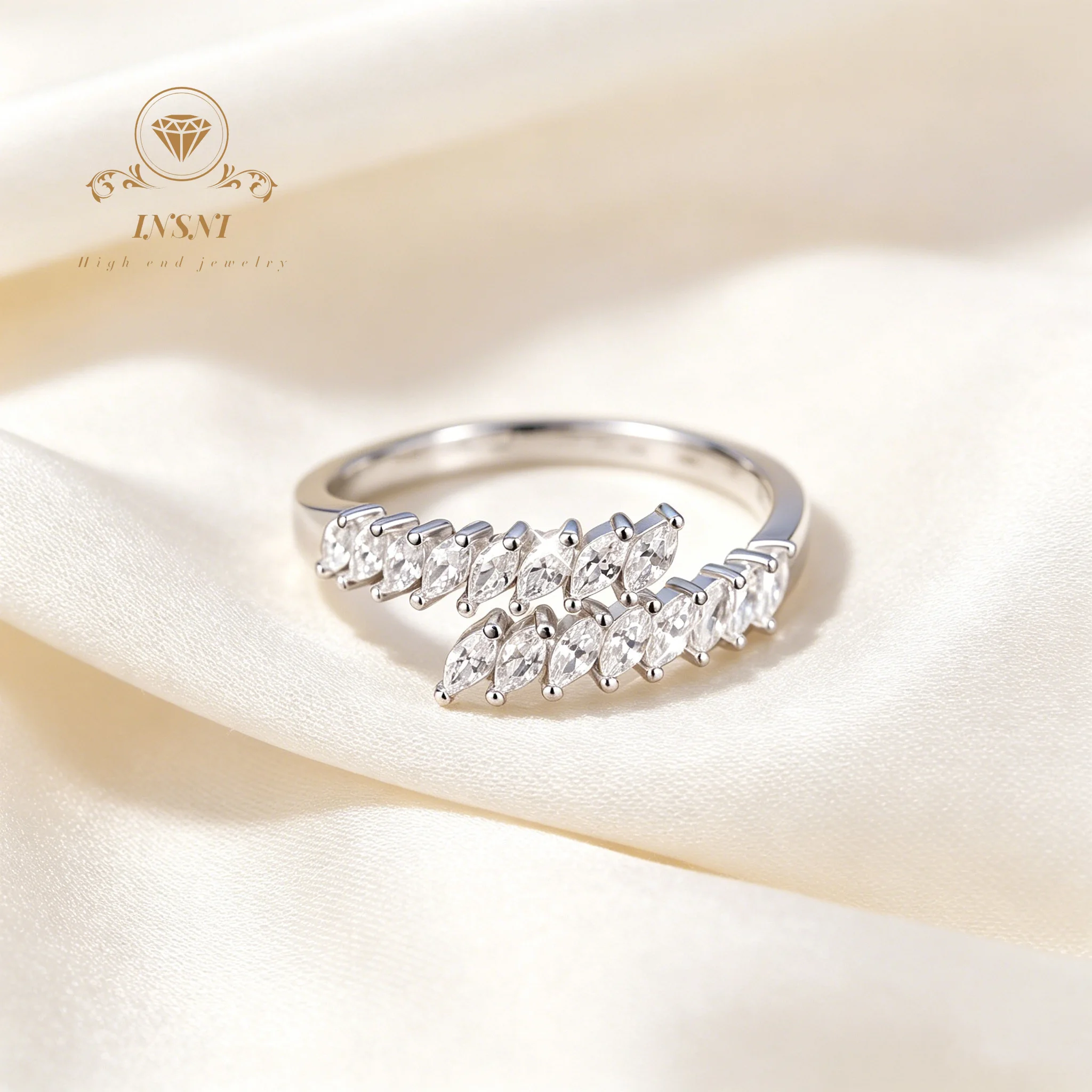 Moissanite Ring S925 Sterling Silver Women's Ins Wind Niche Sense Does Not Fade Open Ring Affordable Light Luxury Gifts, Jewelry
Moissanite Ring S925 Sterling Silver Women's Ins Wind Niche Sense Does Not Fade Open Ring Affordable Light Luxury Gifts, Jewelry