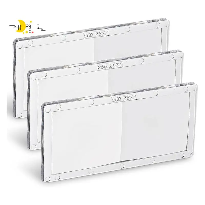 AF95-3Pcs Welding Helmet Magnifying Lens 2.5 Diopter Eye-Protecting Welder Accessories Magnifier Cheater Lens
AF95-3Pcs Welding Helmet Magnifying Lens 2.5 Diopter Eye-Protecting Welder Accessories Magnifier Cheater Lens