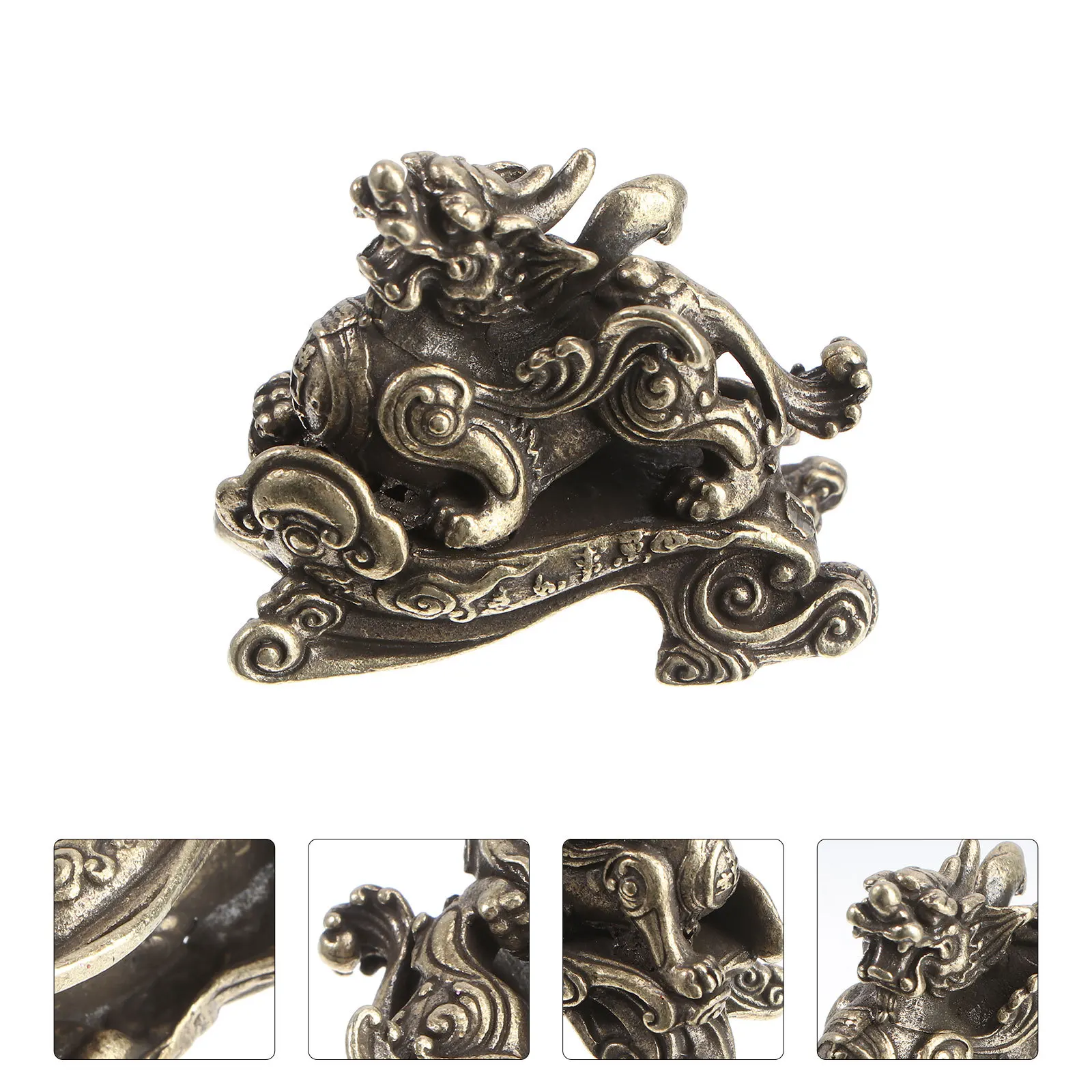 1Pcs Brass Kylin Feng Shui Ornament Creative Chi Lin Sculpture Wealth Prosperity Home Decor Brass Kylin Statue 
1Pcs Brass Kylin Feng Shui Ornament Creative Chi Lin Sculpture Wealth Prosperity Home Decor Brass Kylin Statue