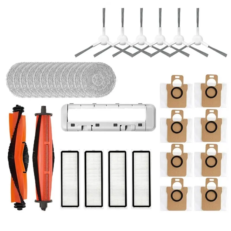AT28-33Pcs For Robot Vacuum X20+ / X20 Plus Arts Accessories Replacement Spare Side Brushes Trimmer Filters
AT28-33Pcs For Robot Vacuum X20+ / X20 Plus Arts Accessories Replacement Spare Side Brushes Trimmer Filters