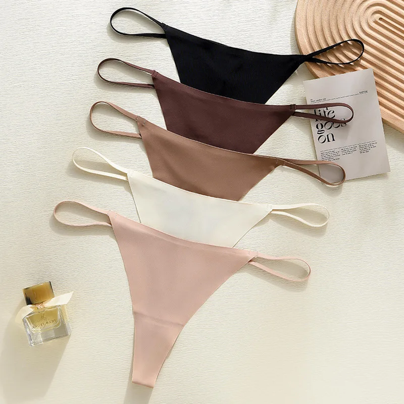 Seamless T Back Panties Sexy Thin Strap Ring Buckle One Piece Briefs Fitness Sports Underwear Niche Comfortable Low Rise Ladies
Seamless T Back Panties Sexy Thin Strap Ring Buckle One Piece Briefs Fitness Sports Underwear Niche Comfortable Low Rise Ladies