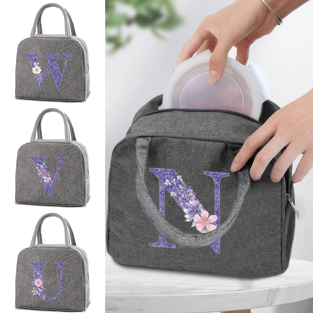 Insulated Lunch Dinner Bag New Handbag Cooler Bag Purple Flower Canvas Box Thermal Food Container School Trip Picnic Travel Tote
Insulated Lunch Dinner Bag New Handbag Cooler Bag Purple Flower Canvas Box Thermal Food Container School Trip Picnic Travel Tote