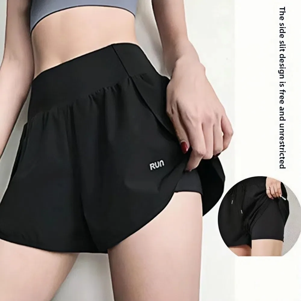 Casual Anti-glare Lining 2 in 1 Yoga Shorts Side Pockets Loose Fitting Sports Shorts Quick Dry Hem Elastic Fitness Shorts Gym
Casual Anti-glare Lining 2 in 1 Yoga Shorts Side Pockets Loose Fitting Sports Shorts Quick Dry Hem Elastic Fitness Shorts Gym