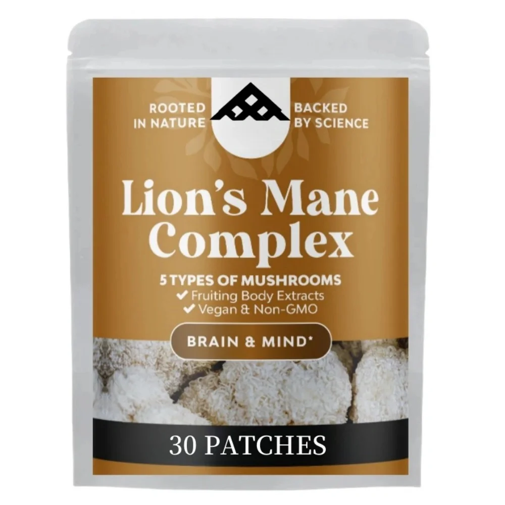 Lions Mane Mushroom Transdermal Patches Memory & Focus Supports Immune System & Brain Health 30 Patches
Lions Mane Mushroom Transdermal Patches Memory & Focus Supports Immune System & Brain Health 30 Patches