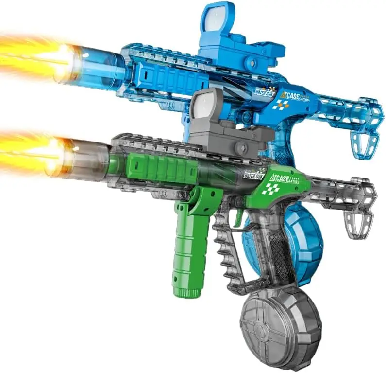 Powerful Automatic Squirt Water Gun with Sound & LED, 32ft Long Range, Summer Outdoor Water Toy for Pool Beach Party (2 Pack)
Powerful Automatic Squirt Water Gun with Sound & LED, 32ft Long Range, Summer Outdoor Water Toy for Pool Beach Party (2 Pack)