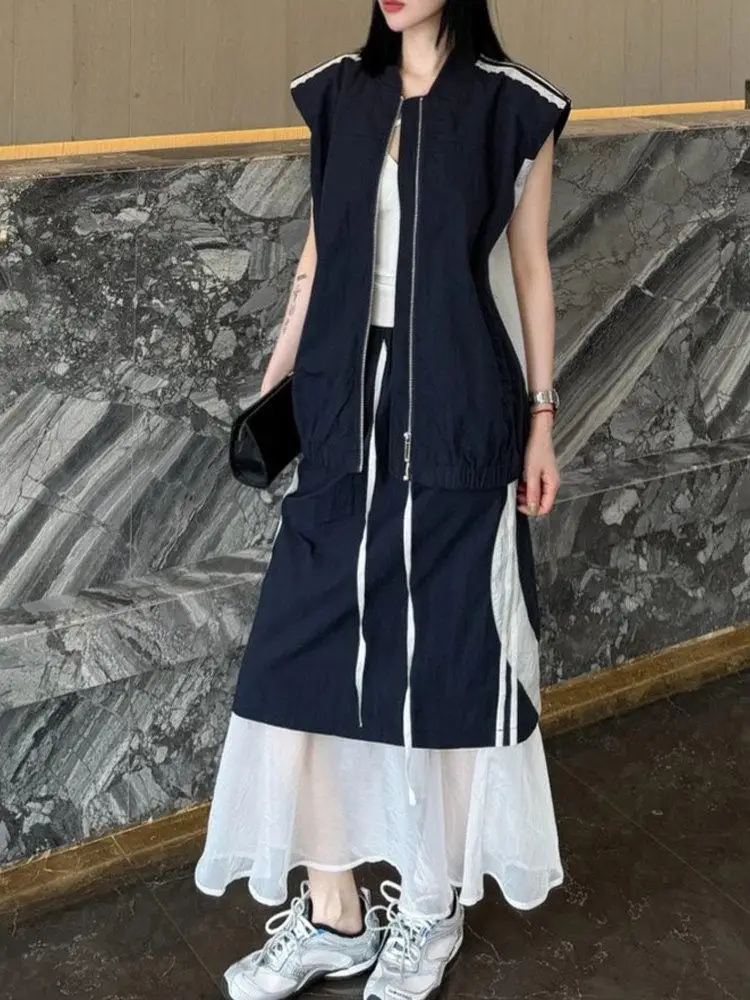 Korean Style Casual Workwear Sport Vest Top Half Skirt Women's Summer New Leisure High-End Feeling Set Breathable Polyester F...
Korean Style Casual Workwear Sport Vest Top Half Skirt Women's Summer New Leisure High-End Feeling Set Breathable Polyester F...