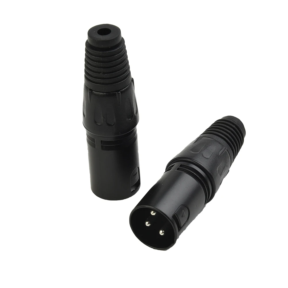 10 XLR 3 Pin Male Audio Microphone Cable Connectors for DMX Snake with Brass Contact Material for Reliable Signal Transfer
10 XLR 3 Pin Male Audio Microphone Cable Connectors for DMX Snake with Brass Contact Material for Reliable Signal Transfer