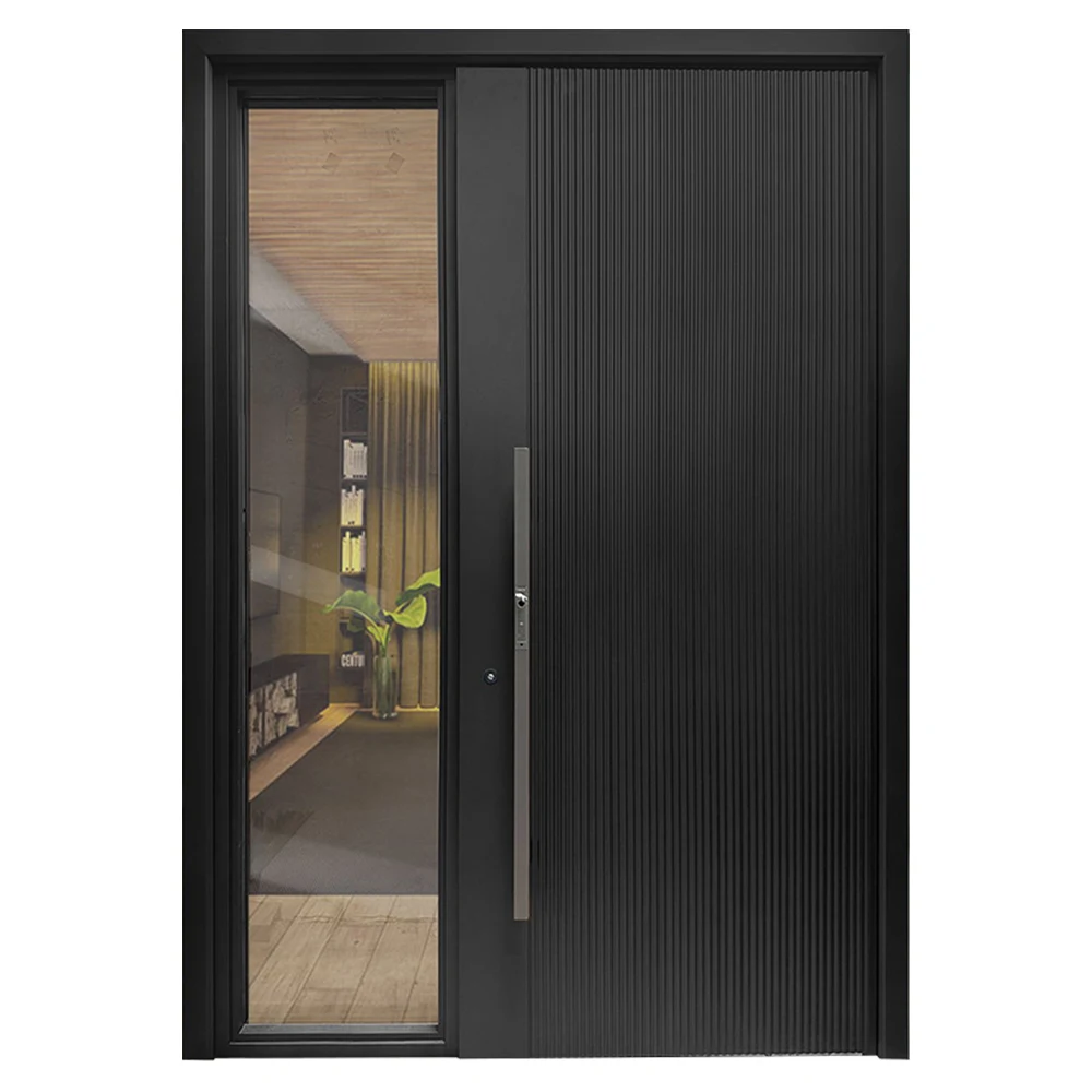 2024 New Design Modern Style Aluminum Interior Front Entry Door Metal Armored Security Door For Houses Modern Gate
2024 New Design Modern Style Aluminum Interior Front Entry Door Metal Armored Security Door For Houses Modern Gate
