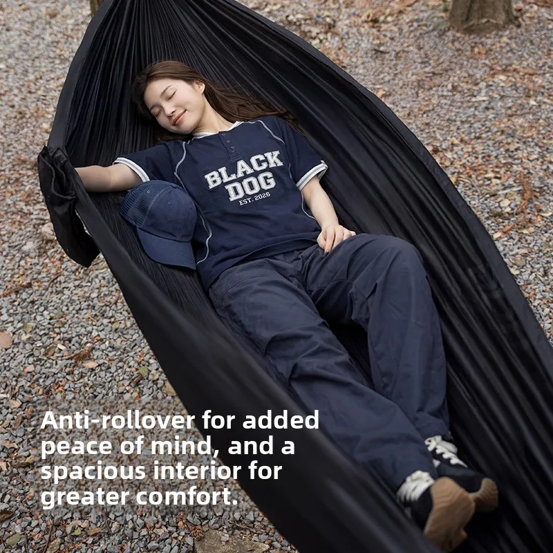 Black Dog Solid Color Parachute Hammock with Hammock straps and Black carabiner travel outdoor furniture Camping Survival
Black Dog Solid Color Parachute Hammock with Hammock straps and Black carabiner travel outdoor furniture Camping Survival
