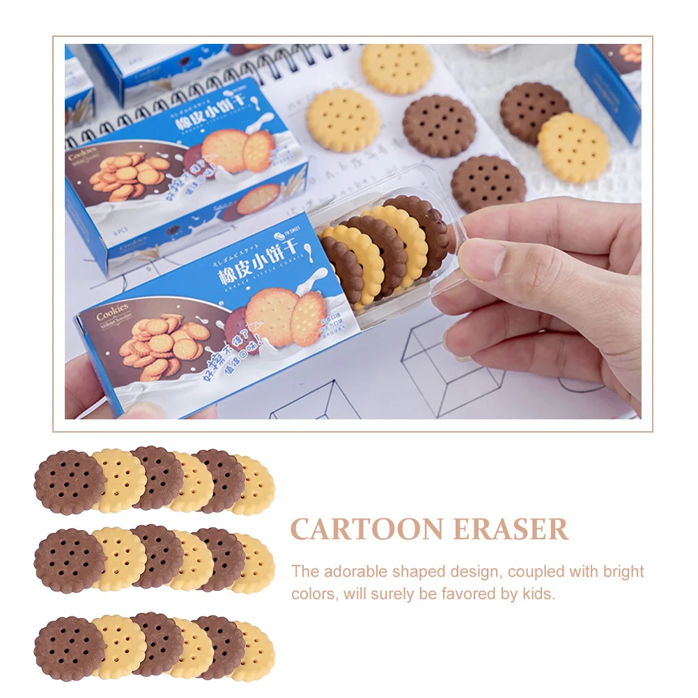 18 Pcs Biscuit Shaped Cartoon Erasers Kids Stationery Lovely Animal Design TPR Material Safe Students Gifts
18 Pcs Biscuit Shaped Cartoon Erasers Kids Stationery Lovely Animal Design TPR Material Safe Students Gifts