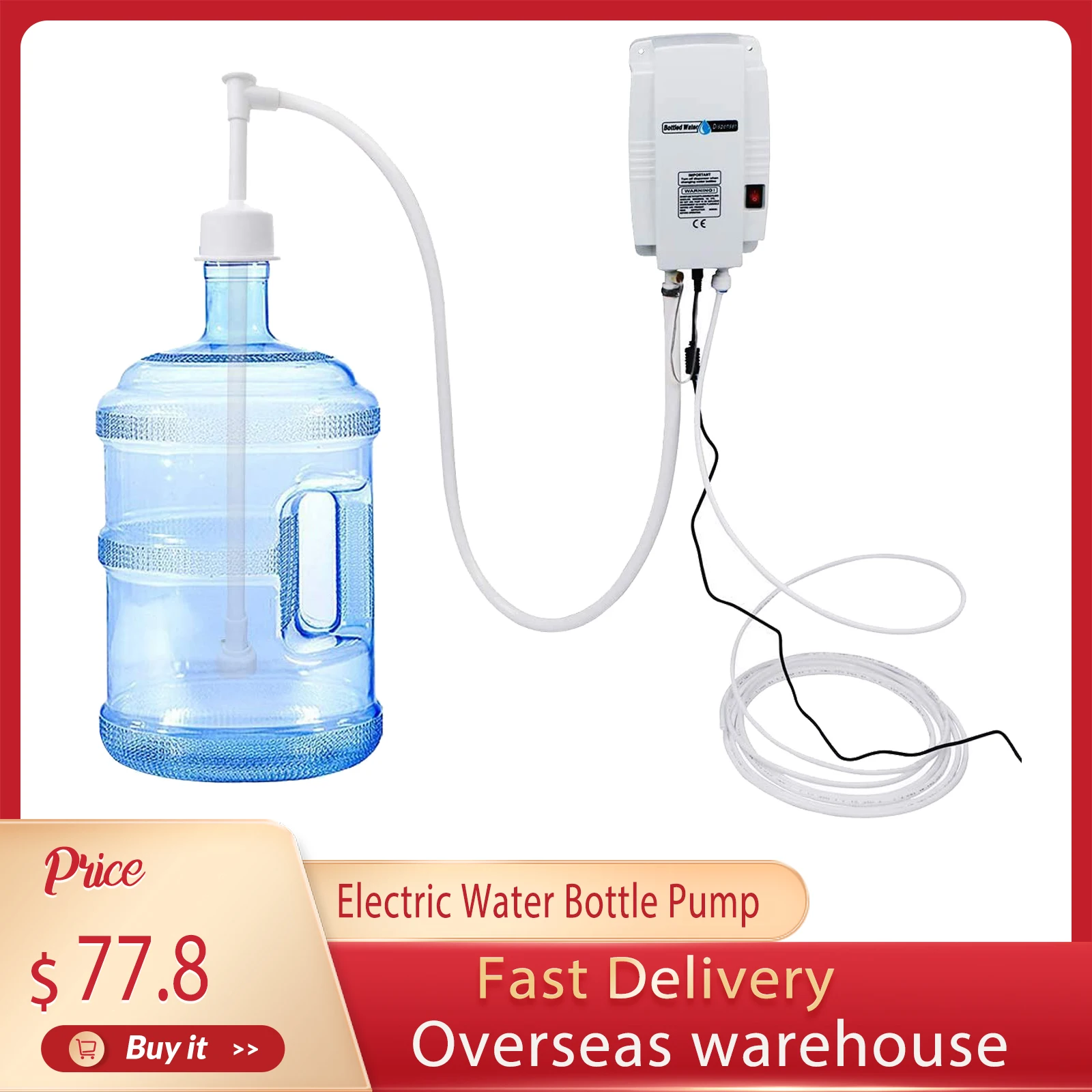 Automatic Electric Water Bottle Pump Dispenser Household Gallon Drinking Bottle Switch Smart Water Treatment Appliances
Automatic Electric Water Bottle Pump Dispenser Household Gallon Drinking Bottle Switch Smart Water Treatment Appliances