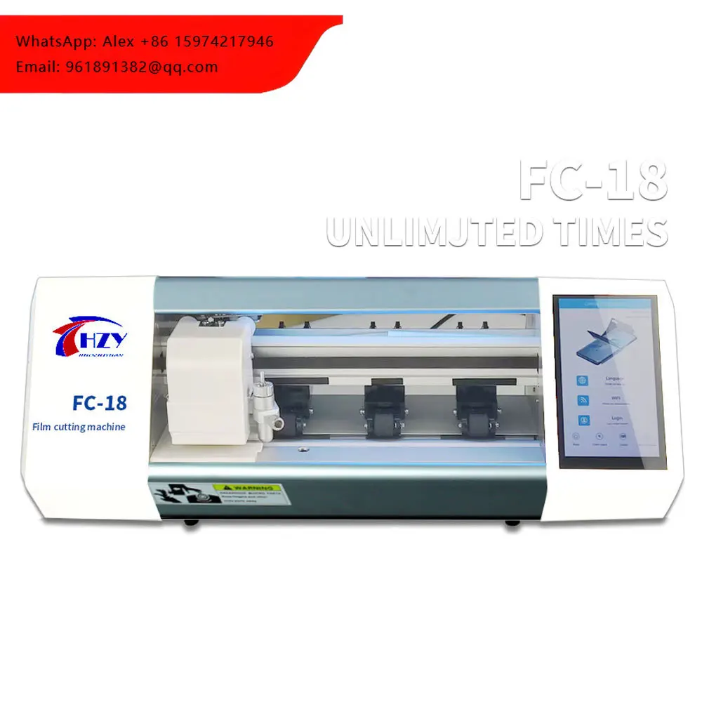 HZY FC-18 Hydrogel Film Cutting Machine Unlimited Mobile Screen Protector Film Cutting Machine For Below 11 Inches IPad Phone
HZY FC-18 Hydrogel Film Cutting Machine Unlimited Mobile Screen Protector Film Cutting Machine For Below 11 Inches IPad Phone