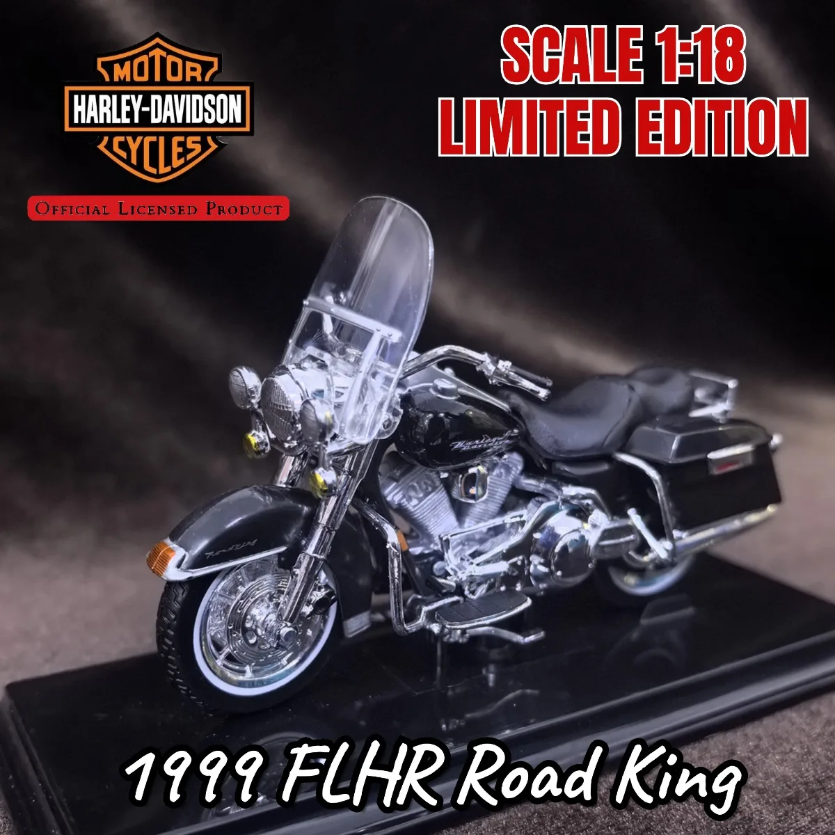 Лимитированная масштаб 1:18 HD 1999 FLHR Road King, мини-модель мотоцикла, реплика автомобиля, миниатюрная фигурка, детский рождественский подарок, игрушка
Лимитированная масштаб 1:18 HD 1999 FLHR Road King, мини-модель мотоцикла, реплика автомобиля, миниатюрная фигурка, детский рождественский подарок, игрушка