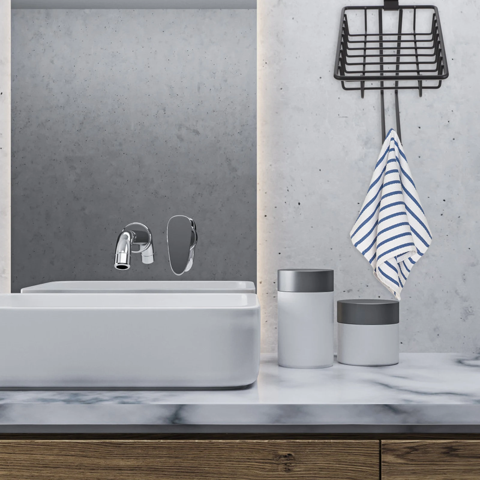 Iron Paper Towel Holder for Bathroom Kitchen Corrosion Resistant Smooth Edges Nail Free Wall Mounted Tissue Shelf Peg
Iron Paper Towel Holder for Bathroom Kitchen Corrosion Resistant Smooth Edges Nail Free Wall Mounted Tissue Shelf Peg