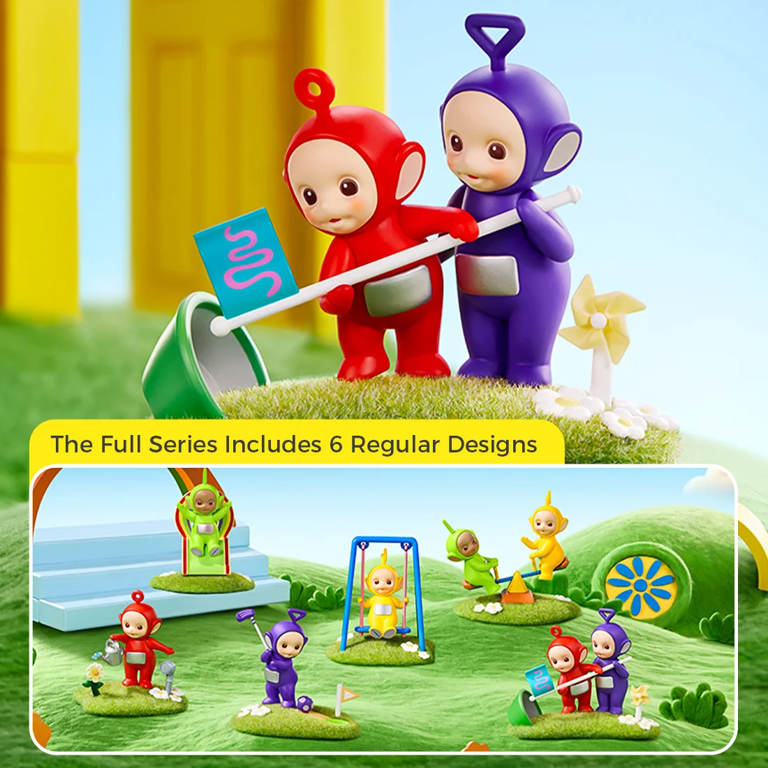 MINISO Teletubbies Magic Island Blind Box Series Collectible Figure Mystery Box Kawaii Mini Model Tinky Winky Desktop Bag Charm
MINISO Teletubbies Magic Island Blind Box Series Collectible Figure Mystery Box Kawaii Mini Model Tinky Winky Desktop Bag Charm