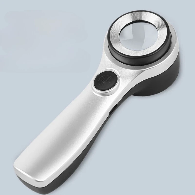 High power 60 times handheld charging magnifying glass high definition K9 optical glass circuit board maintenance
High power 60 times handheld charging magnifying glass high definition K9 optical glass circuit board maintenance