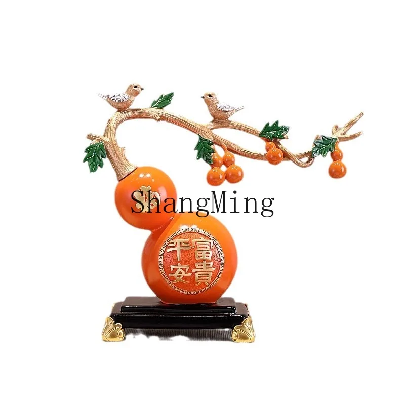PYH new Chinese style Ping An Fugui gourd ornament wine cabinet decoration office decoration housewarming gift
PYH new Chinese style Ping An Fugui gourd ornament wine cabinet decoration office decoration housewarming gift
