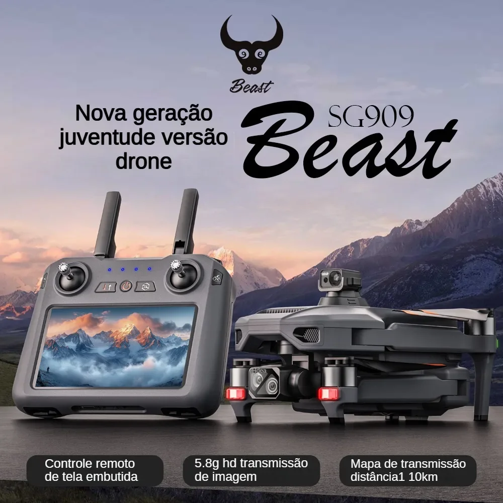 ZLL SG909 SG909MAX Профессиональный дрон с камерой 4K GPS 3-осевой подвес Уникление препятствий на 360° Сенсорный экран FPV Бесщеточный RC Дрон
ZLL SG909 SG909MAX Профессиональный дрон с камерой 4K GPS 3-осевой подвес Уникление препятствий на 360° Сенсорный экран FPV Бесщеточный RC Дрон