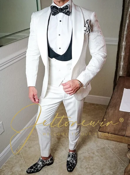 Wedding Tuxedos For Man Slim Fit Groom Wear 3 Pieces Suits Blazer Set Jacket Vest Pants Costume Homme Mariage 2022 Men Suit Set
Wedding Tuxedos For Man Slim Fit Groom Wear 3 Pieces Suits Blazer Set Jacket Vest Pants Costume Homme Mariage 2022 Men Suit Set